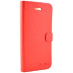 Vili Brightness Style Flip Θήκη iPhone 5 & 5S Κόκκινο
